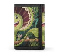 FekiLoot Tropical Magic Fern Slim Wallet Trifold Wallet Credit Card Holder Wallets Stylish Money Clip for Men Women