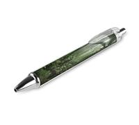FekiLoot Tropical Rainforest Ballpoint Pens Retractable Ball Point Pens Smooth-Flowing Black Ink 0.5mm Writing Pen Black Ink Pen for Men Women 1 PCS