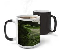 FekiLoot Tropical Rainforest Jungle Scene Mug Heat Sensitive Coffee Mugs Colour Changing Magical Coffee Tea Cup Funny Art Mug Sublimation Mugs Novelty Ceramic Cup for Women Men 11oz