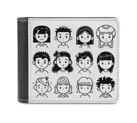 FekiLoot Various Faces Wallet Fashionable Slim Leather Wallet with Multiple Card Slots And Hidden Compartments Wallets