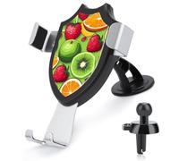 FekiLoot Various Fruits Car Phone Mount for Dashboard/Vent/Windshield Auto-Clamping Gravity Sensor Truck Stand Cradle 90° Rotation Phone Holder Fits 4-6" Phones