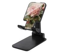 FekiLoot Vintage Beautiful Rose Cell Phone Stand for Desk Foldable Adjustable Mobile Phone Holder Portable Desktop Stand Compatible with Smartphones Ereaders Tablet for Office Travel