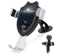 FekiLoot Whale Full Moon Car Phone Mount for Dashboard/Vent/Windshield Auto-Clamping Gravity Sensor Truck Stand Cradle 90° Rotation Phone Holder Fits 4-6" Phones