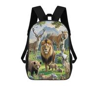 FekiLoot Wild Animals Backpack Laptop Computer Bag Large Travel Backpack Custom Print Bookbag Work Casual Daypack