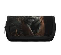 FekiLoot Wild Animals Tiger Pencil Case Portable Zipper Large Capacity Pencil Bag Handheld Multi Function Portable Pencil Pouch Organizer for Family Office Supplies