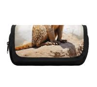 FekiLoot Wild Meerkats Pencil Case Portable Zipper Large Capacity Pencil Bag Handheld Multi Function Portable Pencil Pouch Organizer for Family Office Supplies