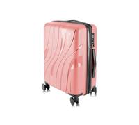 Felamondo 20-Inch Lightweight Hardshell Carry-On Luggage - TSA Lock, 360° Spinner Wheels, Explosion-Proof Zipper - Durable Suitcase for Business Travel & Vacations (Pink), Pink, 20", Modern