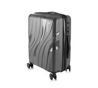 FelamondoLightweight Hardshell Carry-On Luggage - TSA Lock, 360° Spinner Wheels, Explosion-Proof Zipper - Durable Suitcase for Business Travel & Vacations (9002), grey, 24", Modern