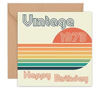Felbridge Studio - 51th Birthday Card - 51th Birthday Gifts for Men Women Funny - Birthday Cards for Men - Son Husband Him Daughter Sister Man Friend Dad Mum 1973-14cm