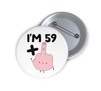 Felbridge Studio - 60th Birthday Badge Gift - 60th Birthday Gifts - Large 60th Birthday Badges for Women Men Large Funny Him Her Man - Mum Dad Friend Wife Husband Cousin Son Daughter 1962-59mm