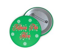 Felbridge Studio - Funny Christmas Pin Badge - Rude Xmas Badge - Secret Santa Gift for Men Women Work - Mum Dad Husband Wife Sister Brother Best Friend - 59mm