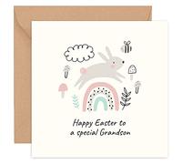 Felbridge Studio - Grandson Easter Card - Easter Cards Grandson - Easter Card for Grandson - 1st Happy Cute - 14cm