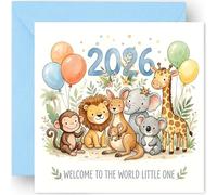 Felbridge Studio New Baby Card - Baby Boy Card - Its A Boy Card - Congratulation Newborn Cards - 14cm