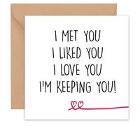 Felbridge Studio - Valentines Card - Valentines Card Husband - Valentines Card Him - Gift - Wife Her Boyfriend Fiancé Funny Girlfriend Fiancee - Gay Lesbian - Rude Cute Naughty Large -14cm