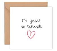 Felbridge Studio - Valentines Card - Valentines Card Husband - Valentines Card Him - Wife Her Boyfriend Fiancé Funny Girlfriend Fiancee - Gay Lesbian - Valentine's Cards Rude Cute Naughty Large -14cm