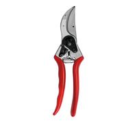 FELCO 2 Pruning Secateurs ? 25 mm Cutting Diameter, for Large Hands, 215 mm Length, with Sap Groove, Straight Handles, Red