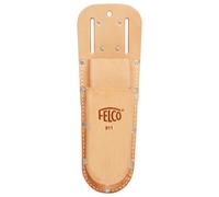 Felco 911 double pocket leather holster for saw and secateurs with Loop and clip