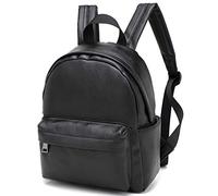 Felda Vegan Leather Backpack - Rucksack Daypack Bag - Black