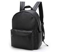 Felda Vegan Leather Backpack - Rucksack Daypack Bag - Black