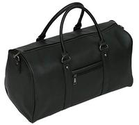 Felda Vegan Leather Holdall - Gym Duffel Travel Bag - Black