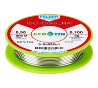 Felder ISO-Core "RA" Lead-Free Solder Wire 0.5mm 0.1kg