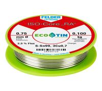 Felder 18940710 ISO-Core RA Lead-Free Solder 0.75mm Halogen-Activated