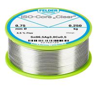 Felder ISO-Core SAC305 Solder Reel 0.75mm Lead-free 0.250kg