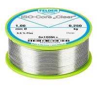 Felder 5552941020 ISO-Core Sn100Ni+ Solder Lead-Free 1mm 0.250kg H...