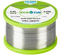 Felder 51760530 ISO-Core Solder Reel Lead-Free Ultra Clear 0.5kg 0.5mm