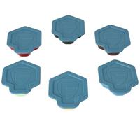 Feldherr 6 pcs value pack lid for SHELL token trays - Secure closure token trays - Stackable - Easy to open and close - Transportable protection