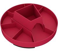 Feldherr CAROUSEL token tray including 3D Tokens Upgrade Set compatible with Wingspan - rotating token dispenser for Food Tokens, Eggs and 3 cards + durable 3D printed tokens