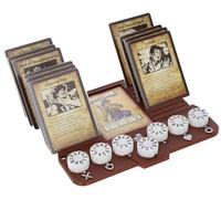 Feldherr Dashboard with Clip-on Counter, compatible with HeroQuest (2021) - Game aid for easy character management thanks to card slots and dials