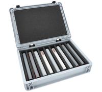 Feldherr Eurobox 40 x 30 cm Set for model railway - TT scale - 9 compartments - foam insert for upright storage - compact transport for locomotives and wagons