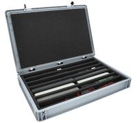 Feldherr Eurobox 60 x 40 cm Set for model railway - 00 scale - 7 compartments - foam insert for upright storage - compact transport for locomotives and wagons