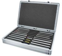 Feldherr Eurobox 60 x 40 cm Set for model railway - TT scale - 9 compartments - foam insert for upright storage - compact transport solution for locomotives and wagons