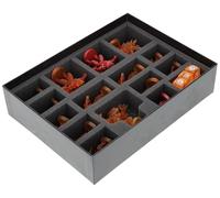 Feldherr foam set + card holders compatible with HeroQuest (2021): Prophecy of Telor - board game box - Protect, sort and store miniatures + accessories