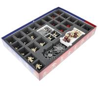 Feldherr Foam Set compatible with Blood Bowl - Third Season - Box insert for miniatures - Protection for painted figures, tokens and dice holder, secure storage