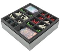 Feldherr foam set compatible with HeroQuest (2021): Jungles of Delthrak - Insert for the board game box - Protection and organization for miniatures + accessories