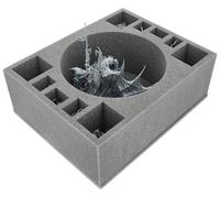 Feldherr Foam Set compatible with Soulblight Gravelords - Foam insert for Prince Vhordrai, Revenant Draconith and entourage - Safe transport of miniatures - FS33Set