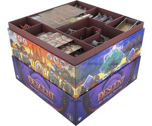 Feldherr foam set + Organizer compatible with Descent: Legends of the Dark - The Betrayer’s War board game box- Sort and protect miniatures + game contents