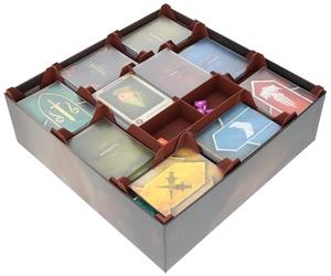 Feldherr foam set + Organizer insert compatible with Runescape Kingdoms: Shadow of Elvarg - core game box - Protects and organizes miniatures and game material