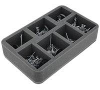 Feldherr foam tray compatible with Emperor's Children - 7 Compartments - Safely store and transport up to 7 models of the Emperor's Children - HS060A087