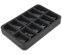 Feldherr foam tray compatible with High Elf Realms - 12 Compartments - Safely store and transport up to 12 models of the High Elf Realms - HS040A056