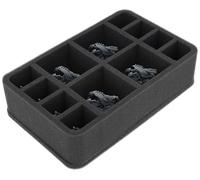 Feldherr foam tray compatible with Legions Imperialis - 12 Compartments - Safely store and transport up to 12 models for Legions Imperialis - HS070A064