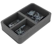 Feldherr foam tray compatible with Warhammer Age of Sigmar: Ogor Mawtribes - Safely store and transport up to 3 models - HS060A084