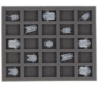 Feldherr FS040A036 Full-Size foam tray compatible with Legions Imperialis - 25 compartments