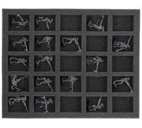 Feldherr FS040A040 foam tray compatible with T'au Empire - 25 compartments
