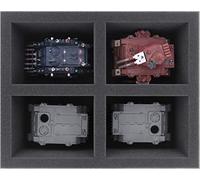 Feldherr FS090A004 foam tray compatible with Warhammer 40,000-4 compartments