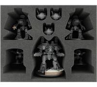 Feldherr FSMEHL110BO foam tray compatible with Adeptus Titanicus: Warlord + Reaver + Warhounds + Questoris Knights