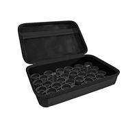 Feldherr Half-Size Case 50 compatible with 36 Citadel paint pots (12 ml / 18 ml), Color:Black